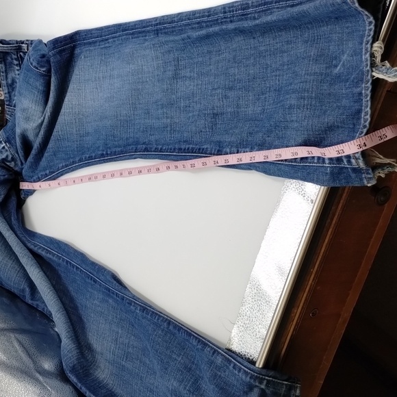 Guess women's size 31 bootcut jeans 34" inseam y2k - Picture 12 of 13